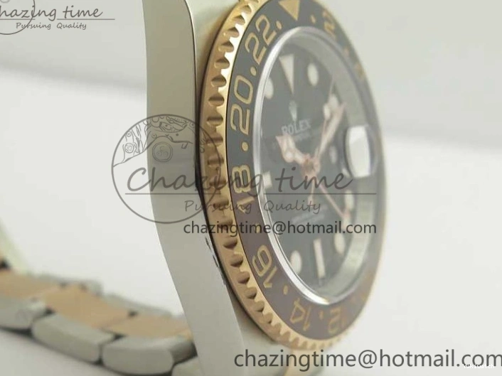 SS SS RG II Edition Black RG Black Bezel Best Dial GMF 126711CHNR 904L on GMT-Master Ceramic 904L Brown A2836 Bracelet 0510